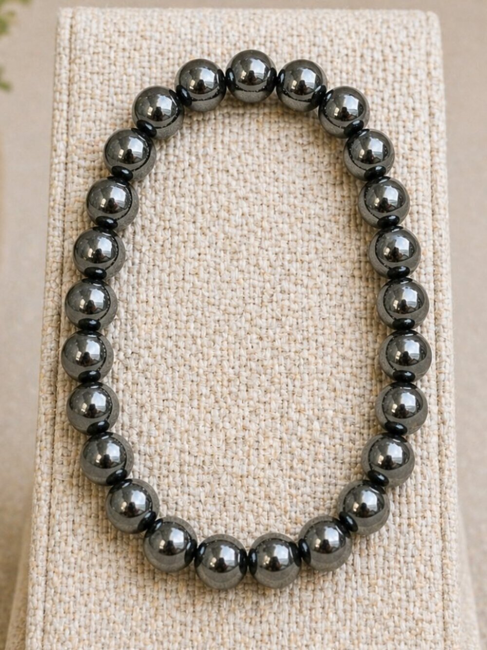 Hematite Gemstone Bracelet | Handmade